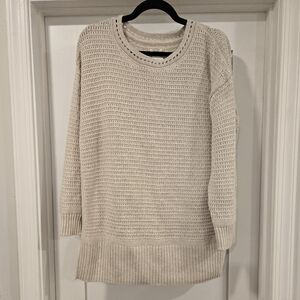 Fat Face Women's Beige Knit Sweater